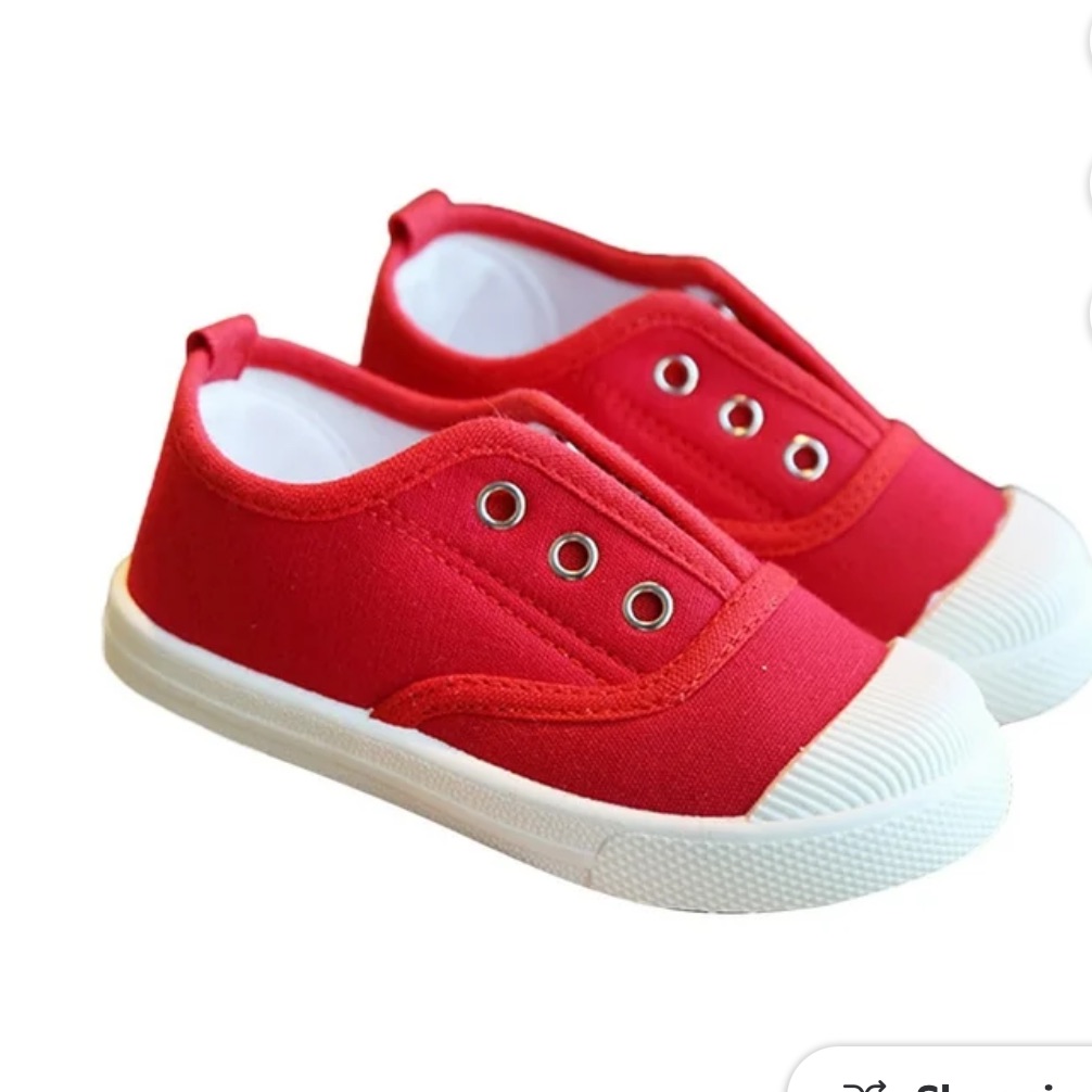 Red Sneaker Slip On Sneaker